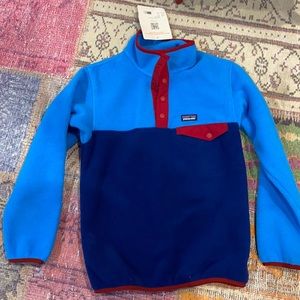 Bnwt Patagonia Kids Fleece Blue 